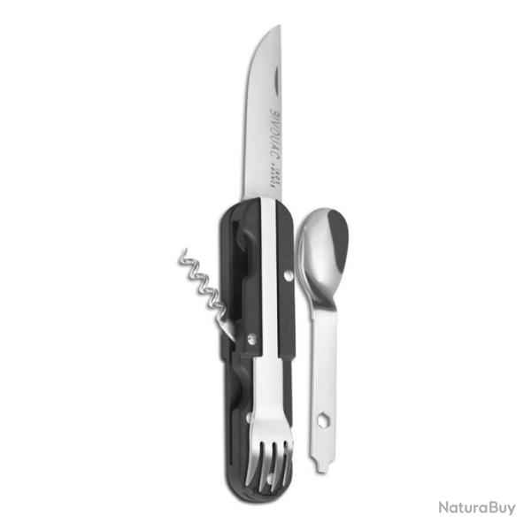 Couteau de poche multi-fonctions bivouac noir | TB outdoor (0000 1646)