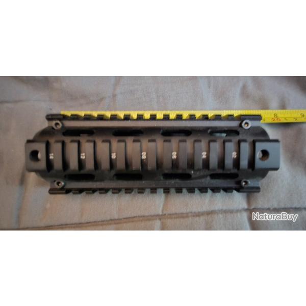 Garde-main Tactical RIS 7" NOIR pour AEG M4/M16/AR15