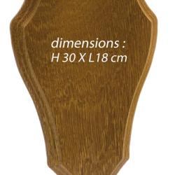 Ecusson pour troph&eacute;e chevreuil 30 x 18