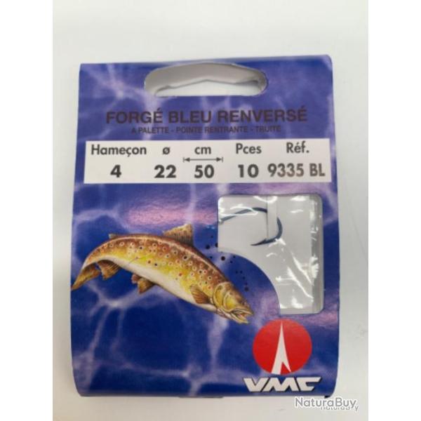 Hame�ons mont�s VMC sp�cial truite n4 0,22mm