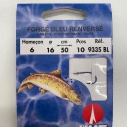 Hame&ccedil;ons mont&eacute;s VMC sp&eacute;cial truite n6 0,16mm
