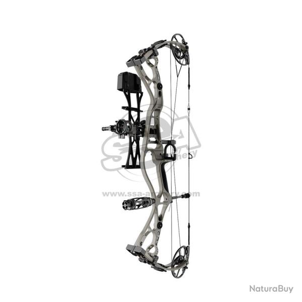 PANOPLIE D'ARC DE CHASSE COMPOUND SANLIDA DRAGON 10 GRIS Droitier 60/70