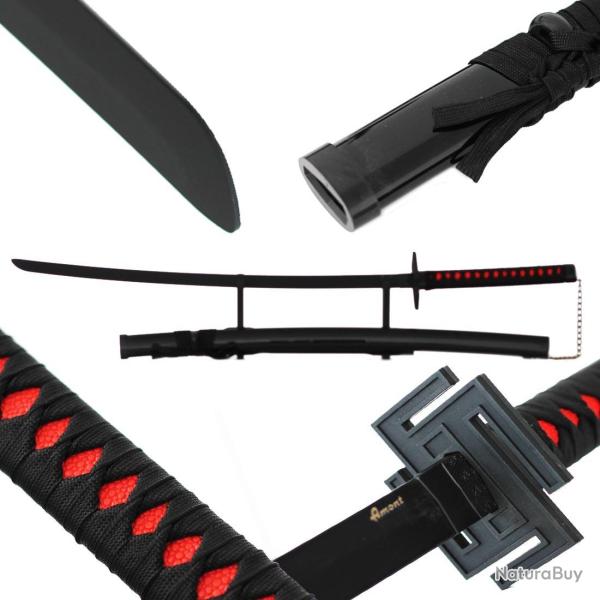 Katana Bois Noir Bleach Ichigo Kurosaki