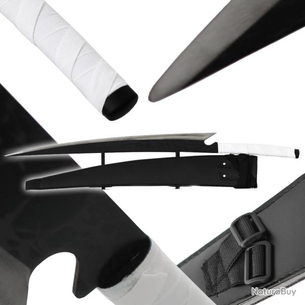 Katana Acier BLEACH Ichigo Kurosaki Zanpakuto Zangetsu Evolution V5