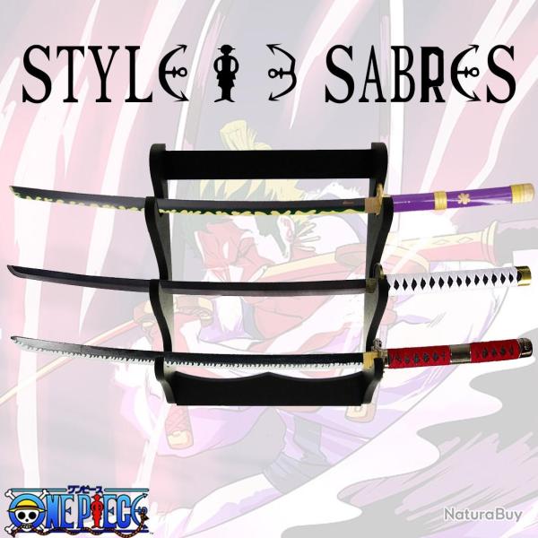 Style � 3 Sabres de Roronoa Zoro Wado Sandai Enma + Support