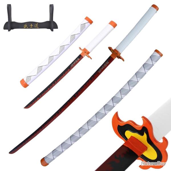 Pack Katana et Tanto M�tal Demon Slayer Rengoku Kyojuro - Pilier du Feu