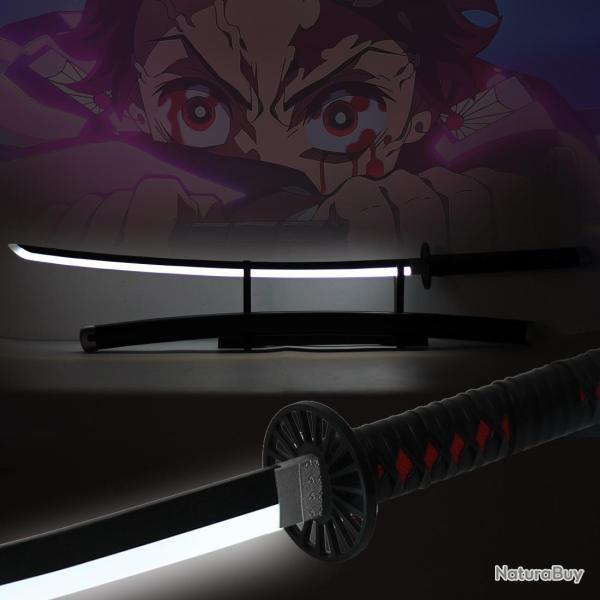 Katana LED en M�tal de Tanjiro Kamado dans Demon Slayer