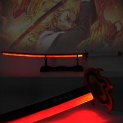 Katana LED de Rengoku Kyojuro - M&eacute;tal - Demon Slayer