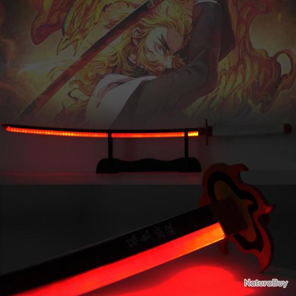 Katana LED de Rengoku Kyojuro - M�tal - Demon Slayer