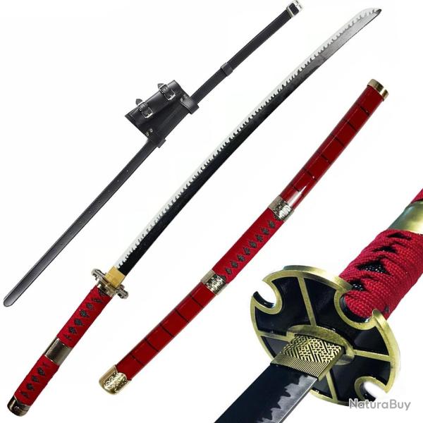 Pack Katana Manga Zoro Roronoa One Piece Sandai Kitetsu + Holster