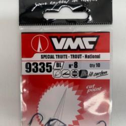 Hame&ccedil;ons non mont&eacute;s VMC sp&eacute;cial truite national n8