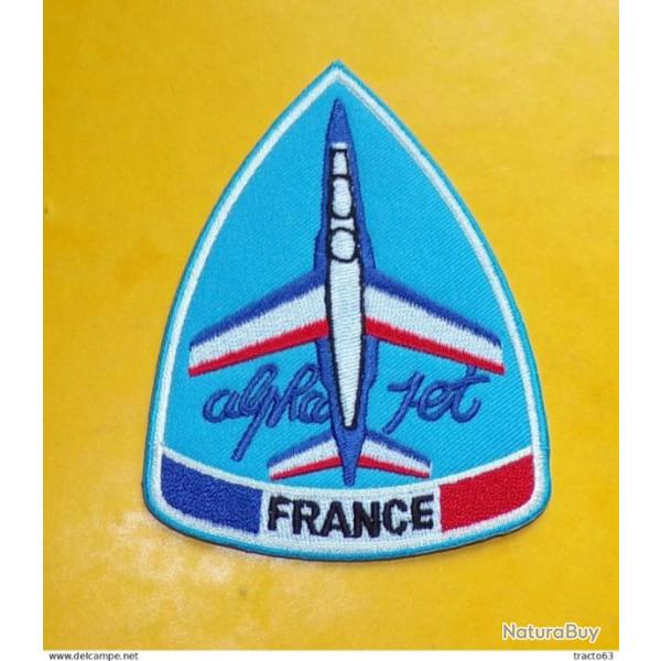 TISSU PATCH : ALPHA JET , FRANCE��, DIAMETRE 9�CM , BON ETAT VOIR PHOTOS . POUR TOUT RENSEIGNEMENT M