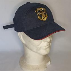 Casquette r&eacute;glable toile Troupes de Marine