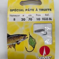 Hame&ccedil;ons mont&eacute;s VMC sp&eacute;cial p&acirc;te &agrave; truite n8