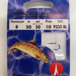 Hame&ccedil;ons mont&eacute;s VMC sp&eacute;cial truite n8 0,20mm