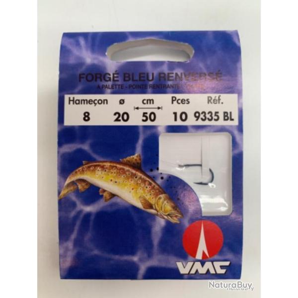 Hame�ons mont�s VMC sp�cial truite n8 0,20mm