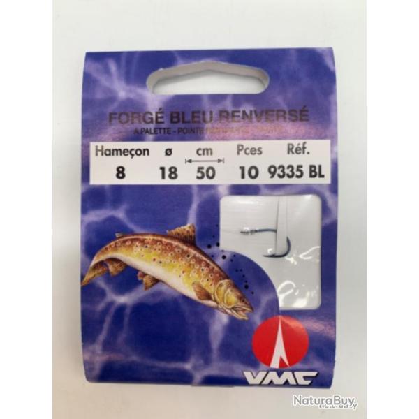 Hame�ons mont�s VMC sp�cial truite n8 0,18mm