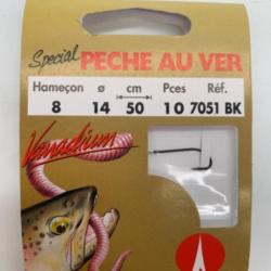 Hameçons montés VMC spécial truite pêche au ver n8