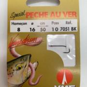 Hameçons montés VMC spécial truite appâts naturels n14 0,125mm