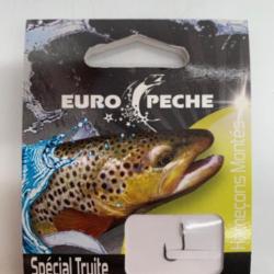 Hame&ccedil;ons mont&eacute;s europ&ecirc;che sp&eacute;cial truite n10 0,18mm