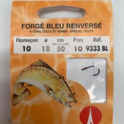 Hameçons montés VMC spécial truite collé vernis n10 0,18mm