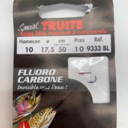 Hame&ccedil;ons mont&eacute;s VMC sp&eacute;cial truite n10 0,175mm