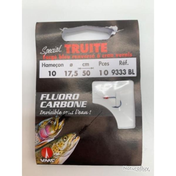 Hame�ons mont�s VMC sp�cial truite n10 0,175mm
