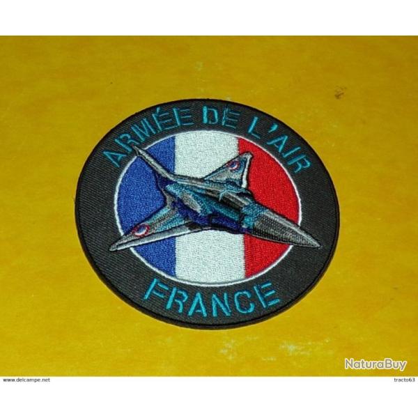 TISSU PATCH : ARMEE DE L'AIR , FRANCE , DIAMETRE 9�CM , BON ETAT VOIR PHOTO . POUR TOUT RENSEIGNEMEN