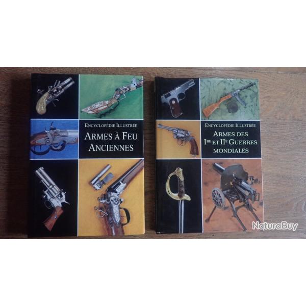 2  encyclopedies  illustr�es  des armes � feu
