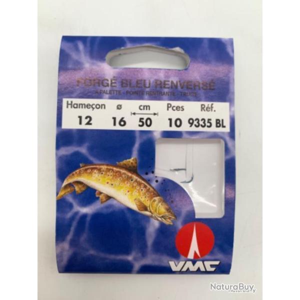 Hame�ons mont�s VMC sp�cial truite n12 0,16mm