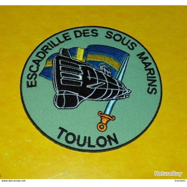 TISSU PATCH : ESCADRILLE DES SOUS MARINS��, DIAMETRE�9�CM , BON ETAT VOIR PHOTO . POUR TOUT RENSEIGN