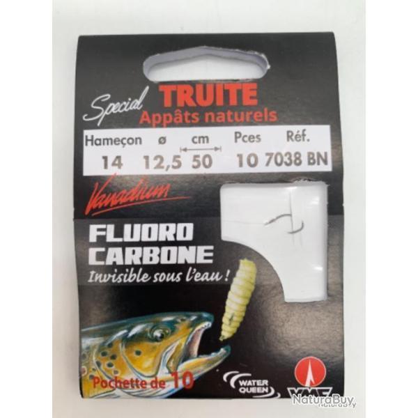 Hame�ons mont�s VMC sp�cial truite app�ts naturels n14 0,125mm