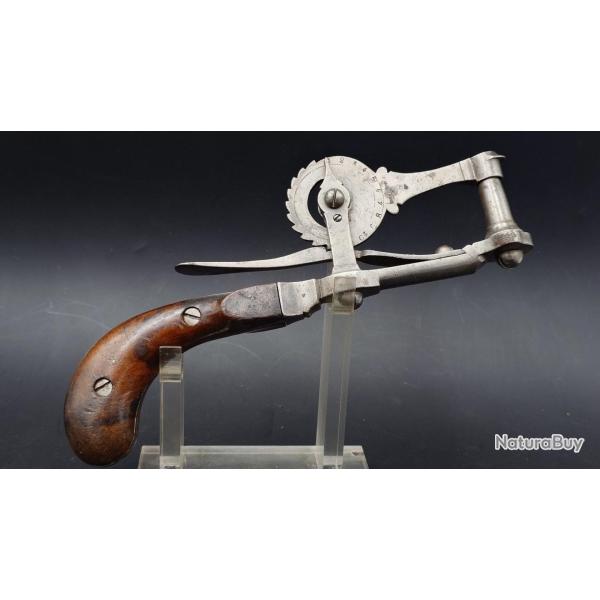 PISTOLET EPROUVETTE A POUDRE PAR F. JAQUENARD - FRANCE FIN XVII France XIX eme Categorie D