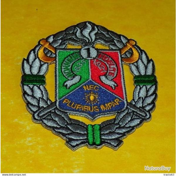 TISSU PATCH : LEGION 1er�REGIMENT ETRANGER DE CAVALERIE�, DIAMETRE 9�CM , BON ETAT VOIR PHOTOS . POU