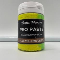 Pâte à truite trout master pro paste Fluo Yellow/green garlic
