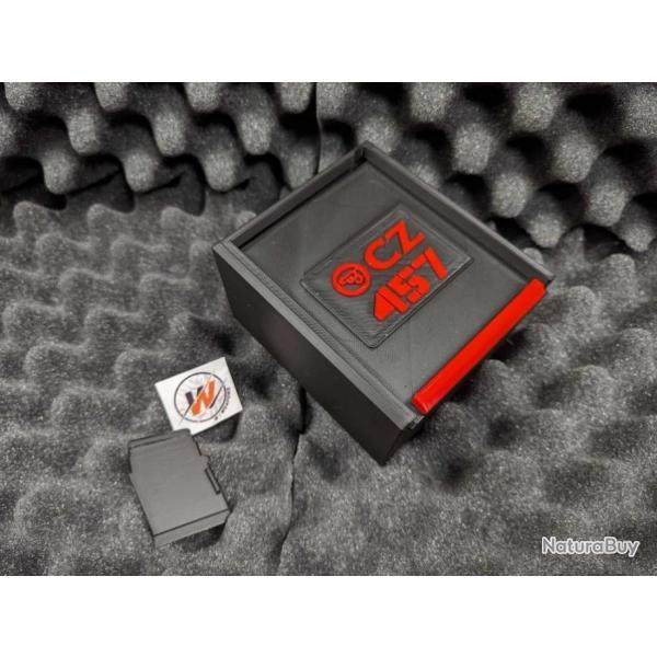 Boite de rangement outillage CZ pour 5 chargeurs CZ 457 455 452 + petit compartiment outillage