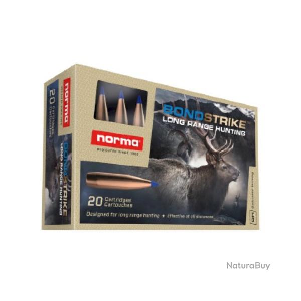 DESTOCKAGE 2 BOITES  DE 20 BALLES NORMA BONDSTRIKE EXTREME CAL 6.5 CREEDMOOR 9.27G 143GR