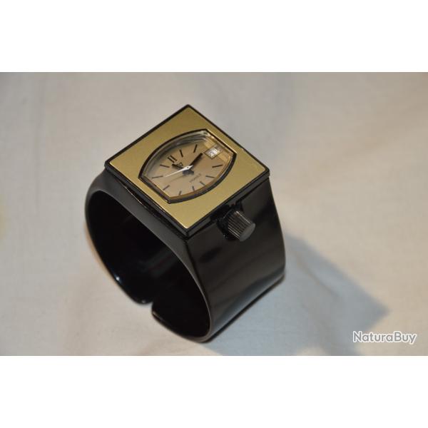 RARE MONTRE DESIGN VINTAGE 1970-MECANISME SUISSE JEAN CHUARD (1965)-HORLOGERIE COLLECTOR (2)