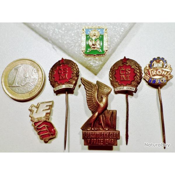 INSIGNES MILITAIRES Europe de l'Est Arm�e Guerre Soldat WW 1 2 Grade �pinglette