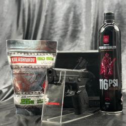 Pack Pr&ecirc;t A Tirer PISTOLET Airsoft Smith & Wesson M&P9C gaz blow back Umarex