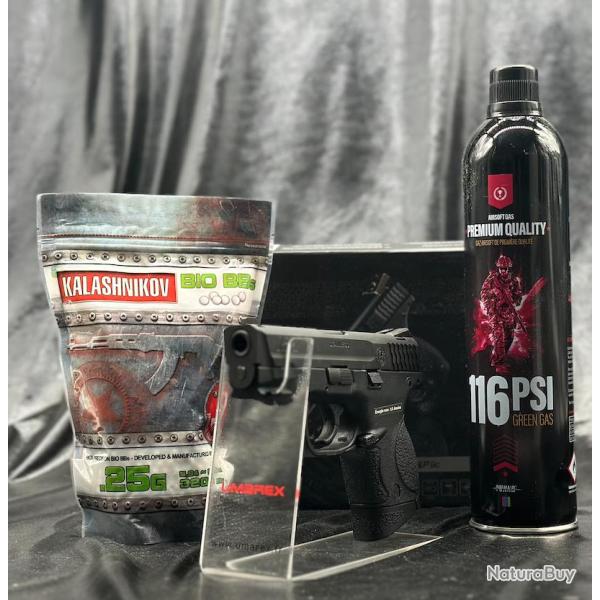 Pack Pr�t A Tirer PISTOLET Airsoft Smith & Wesson M&P9C gaz blow back Umarex