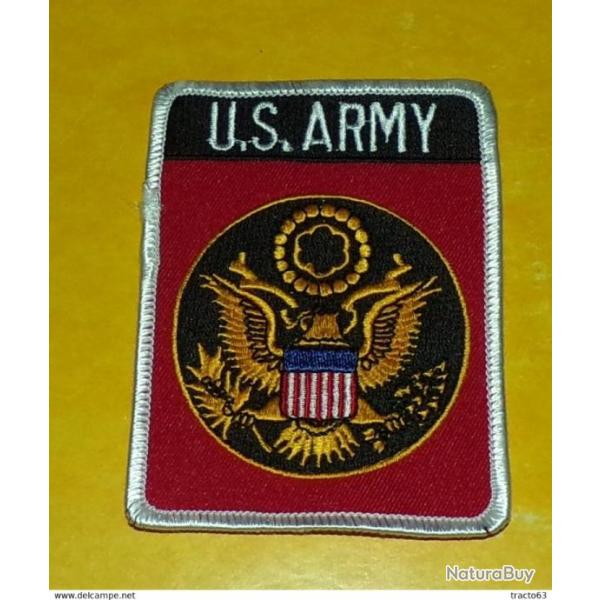 TISSU PATCH : U.S. ARMY, DIAMETRE�9�CM , BON ETAT VOIR PHOTO . POUR TOUT RENSEIGNEMENT ME CONTACTER.