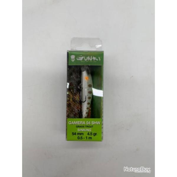 Leurre Coulant Gunki Gamera 54 Shw 4,5 gr blanc