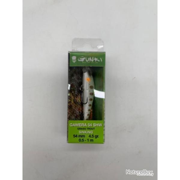 Leurre Coulant Gunki Gamera 54 Shw 4,5 gr blanc