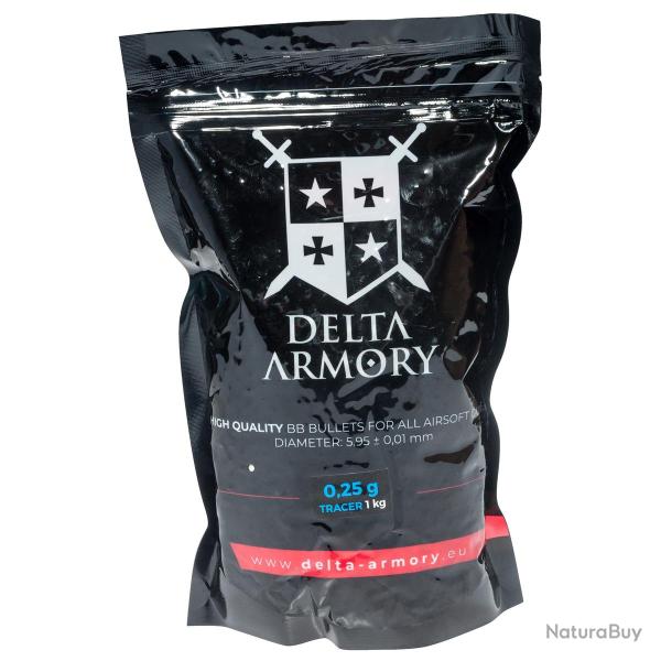 Billes 0.25gr Tra�antes glow the dark - Delta Armory - Sac 1Kg