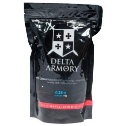 Billes 0.28gr Tra&ccedil;antes glow the dark - Delta Armory - Sac 1Kg