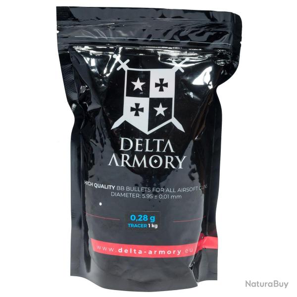 Billes 0.28gr Tra�antes glow the dark - Delta Armory - Sac 1Kg