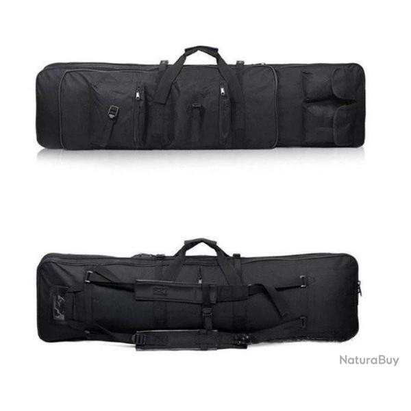 Housse Fusil - 120 cm - Noire- Delta Armory