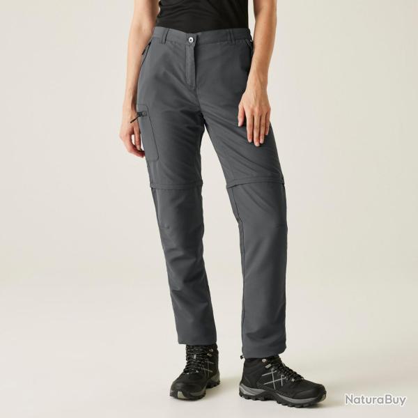 Pantalon Respirant Regatta Chaska Zip Off Trousers III Gris