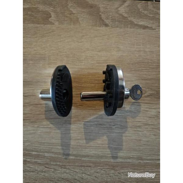 Verrou de pontet � clef